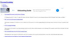 Desktop Screenshot of personaltrainingwithatwist.com