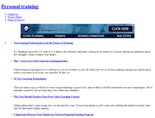 Tablet Screenshot of personaltrainingwithatwist.com